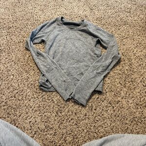 lululemon athletica Gray Long Sleeve Top